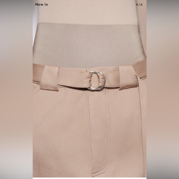 Alaia Cargo pants Stretch Cotton Garbadine Tan FR40 US8 NWT - Picture 7 of 7